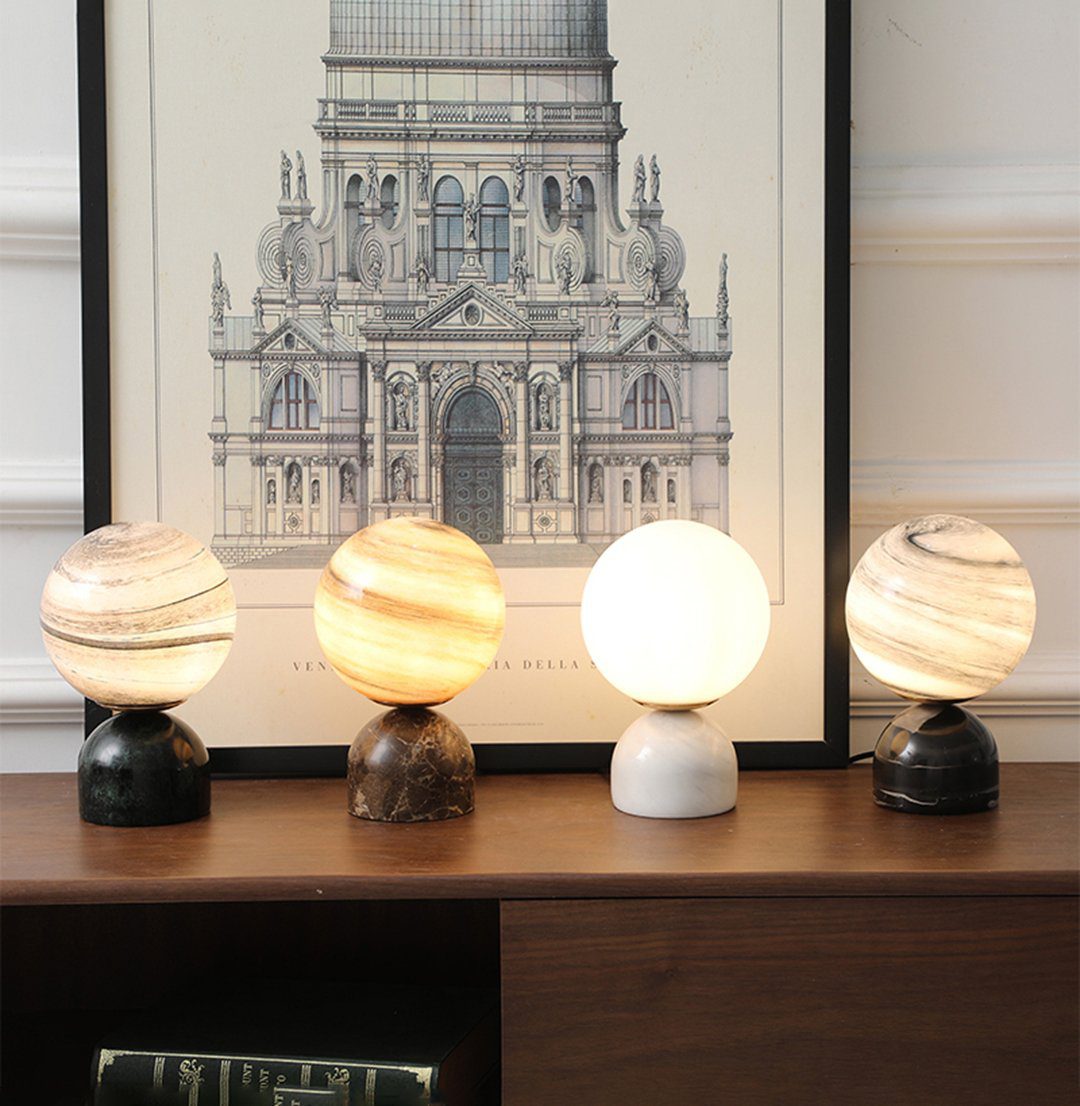 Small Marble Desk Lamp