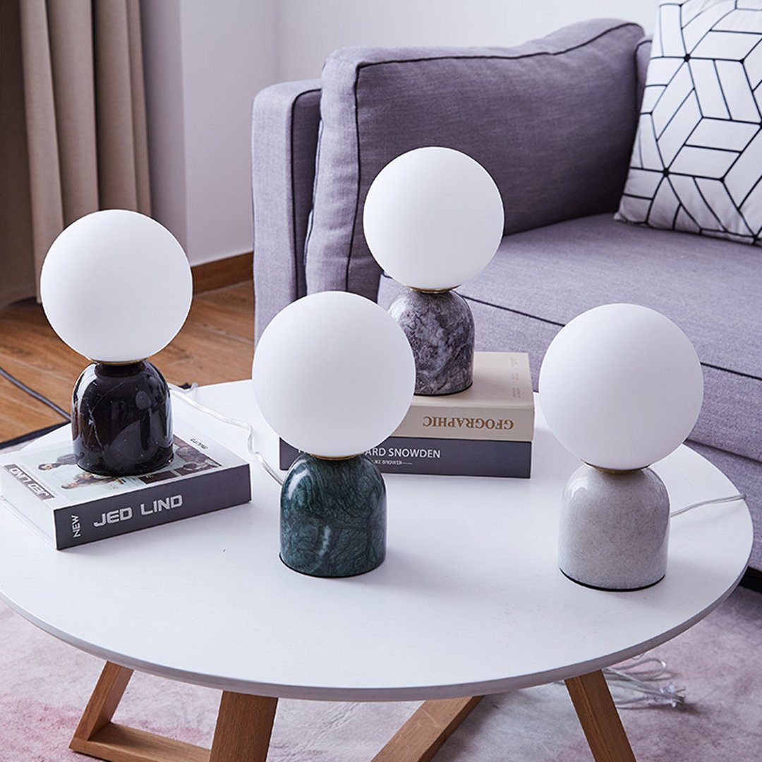 Small Marble Desk Lamp