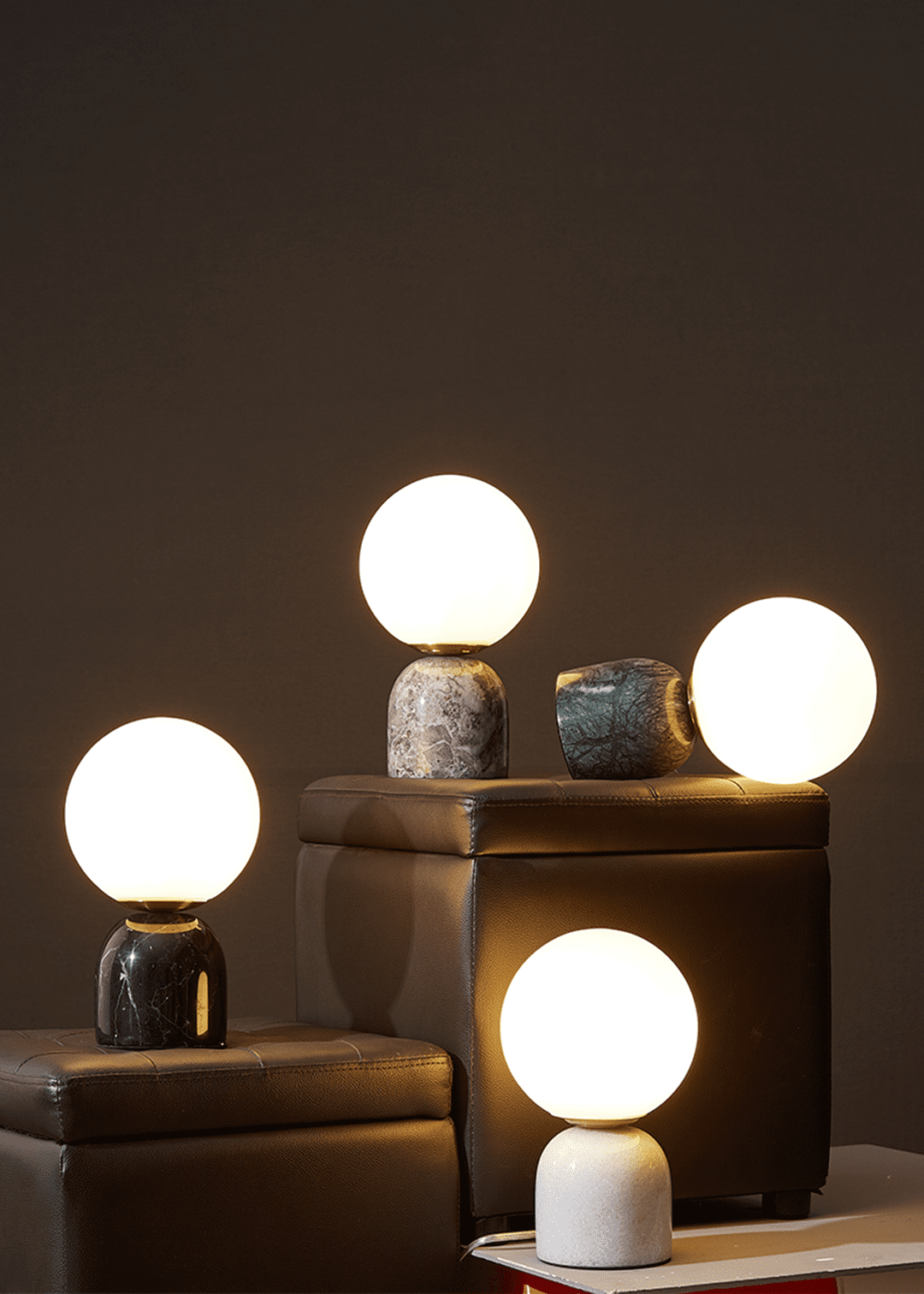Small Marble Desk Lamp