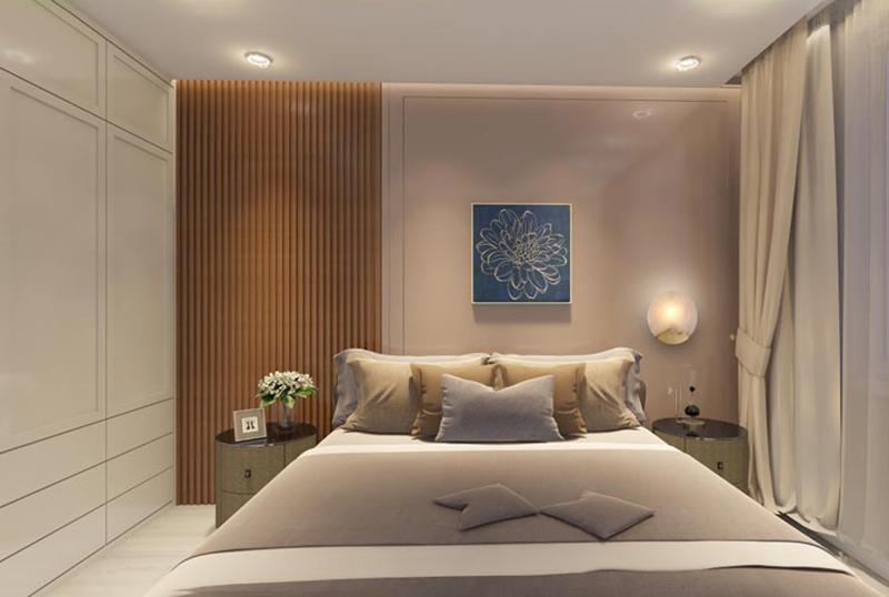 Polished Brass Wall Sconce with Alab