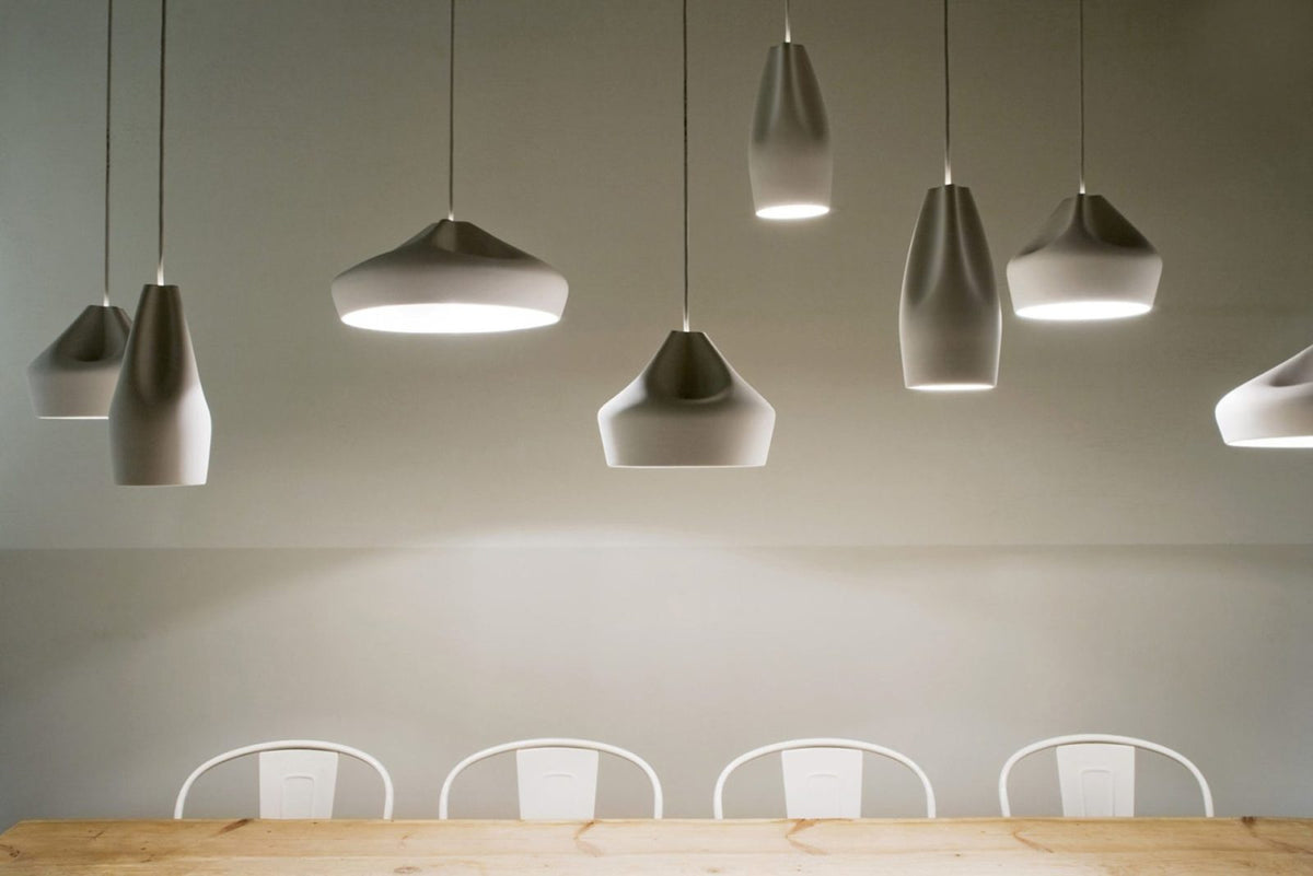 Pleated Box Hanging Light Fixtur