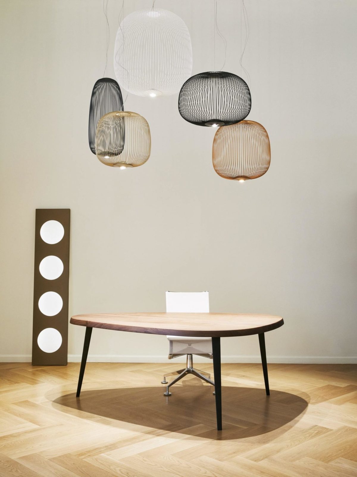 Spoke Suspension Pendant Light
