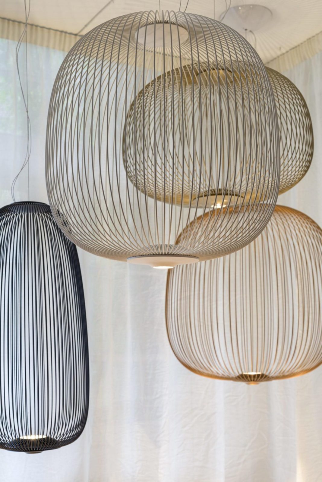 Spoke Suspension Pendant Light