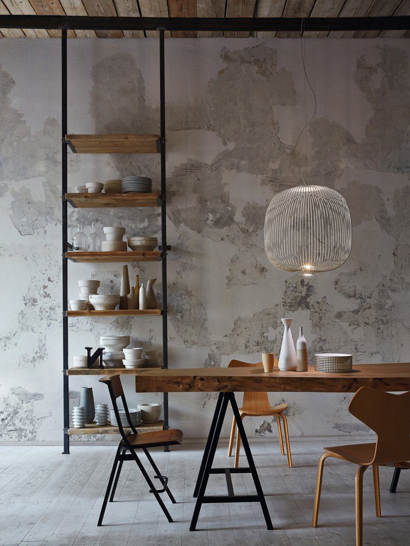 Spoke Suspension Pendant Light