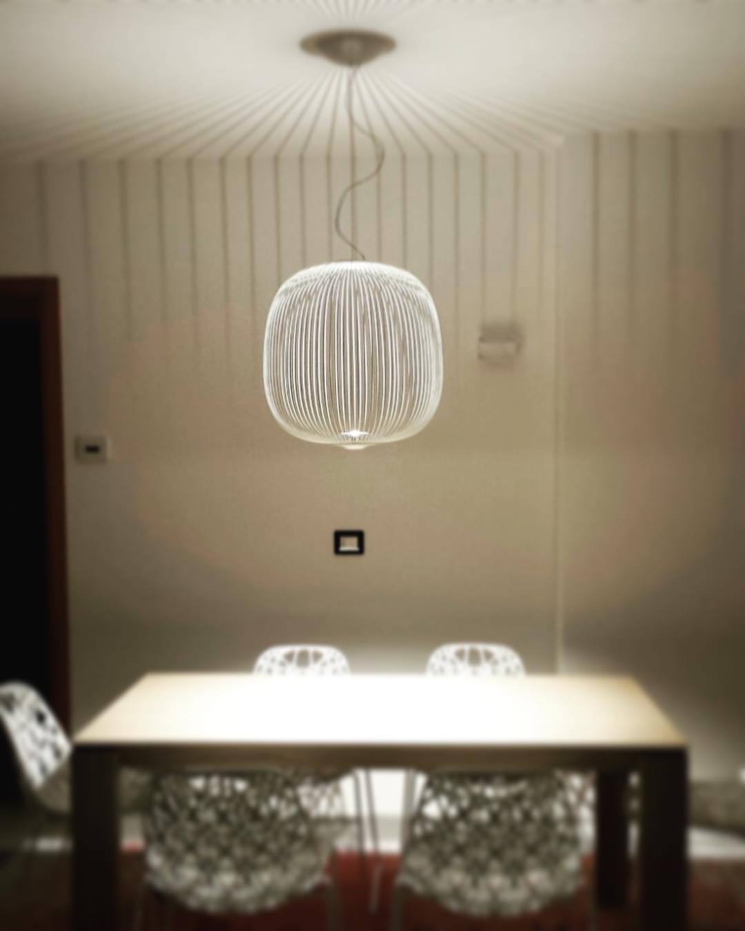 Spoke Suspension Pendant Light