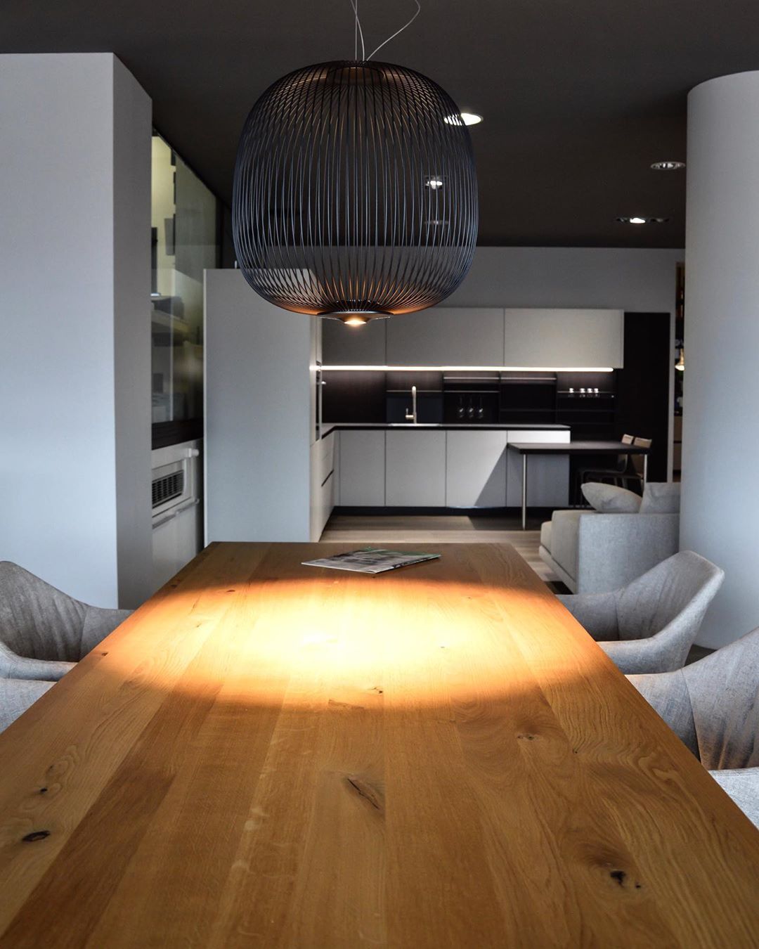 Spoke Suspension Pendant Light