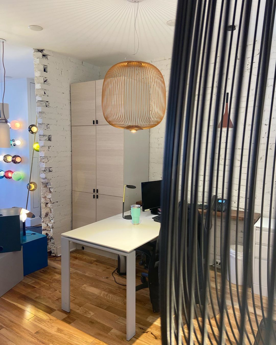 Spoke Suspension Pendant Light