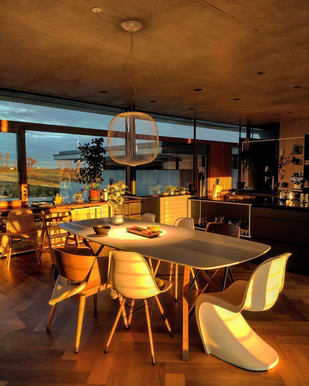 Spoke Suspension Pendant Light