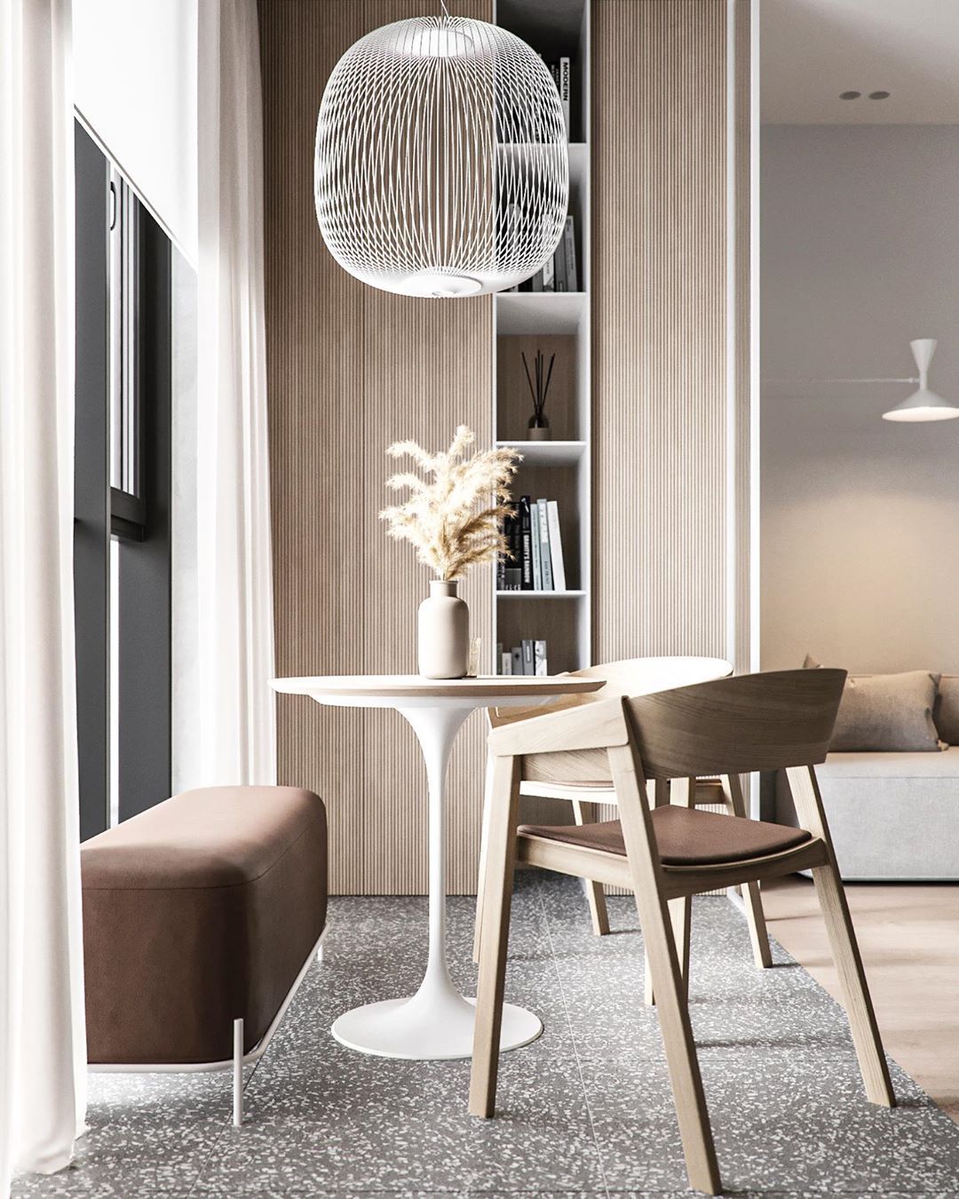 Spoke Suspension Pendant Light