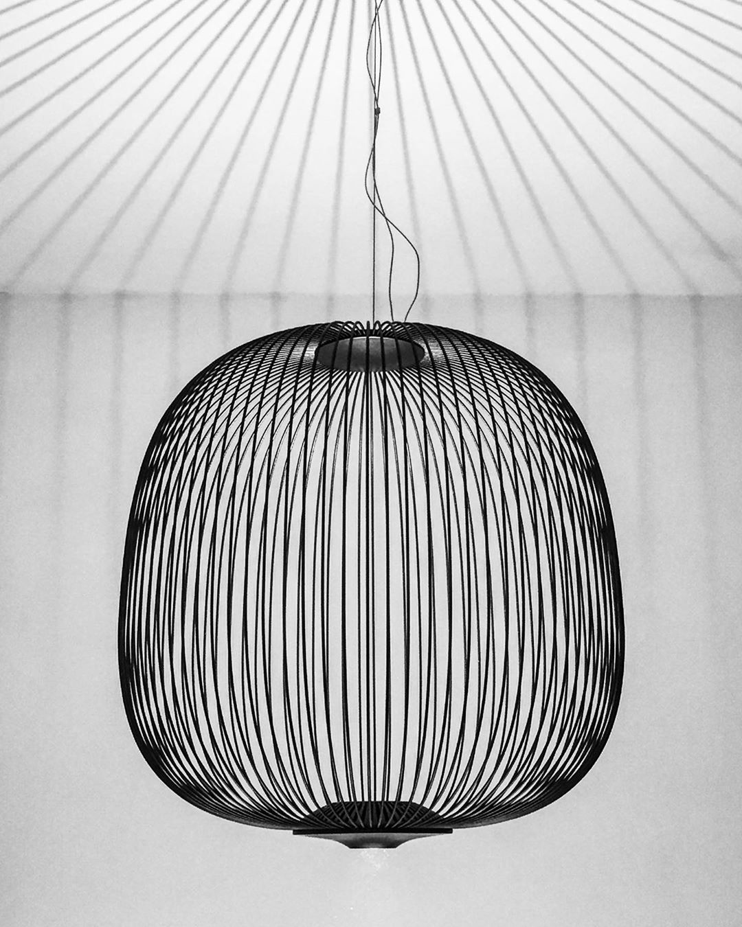 Spoke Suspension Pendant Light