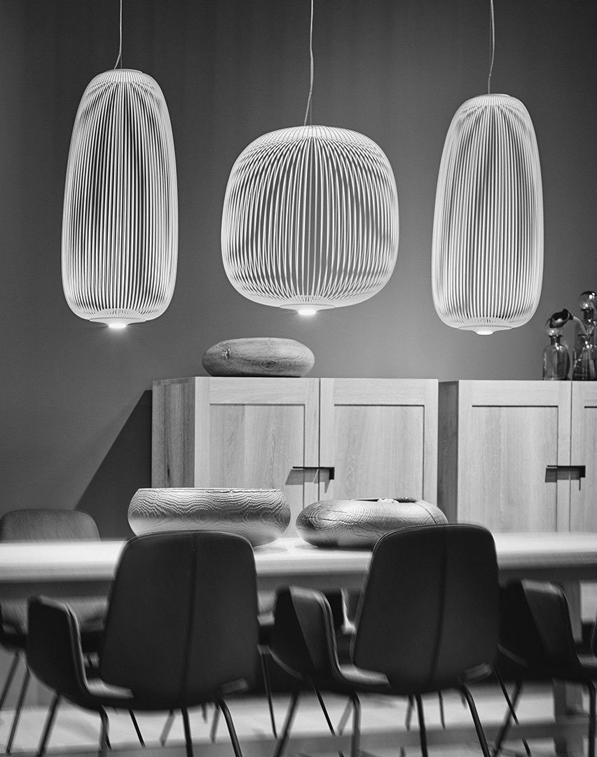 Spoke Suspension Pendant Light