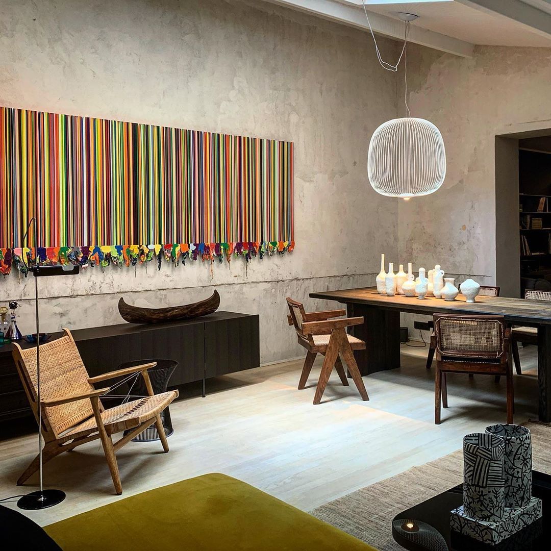 Spoke Suspension Pendant Light