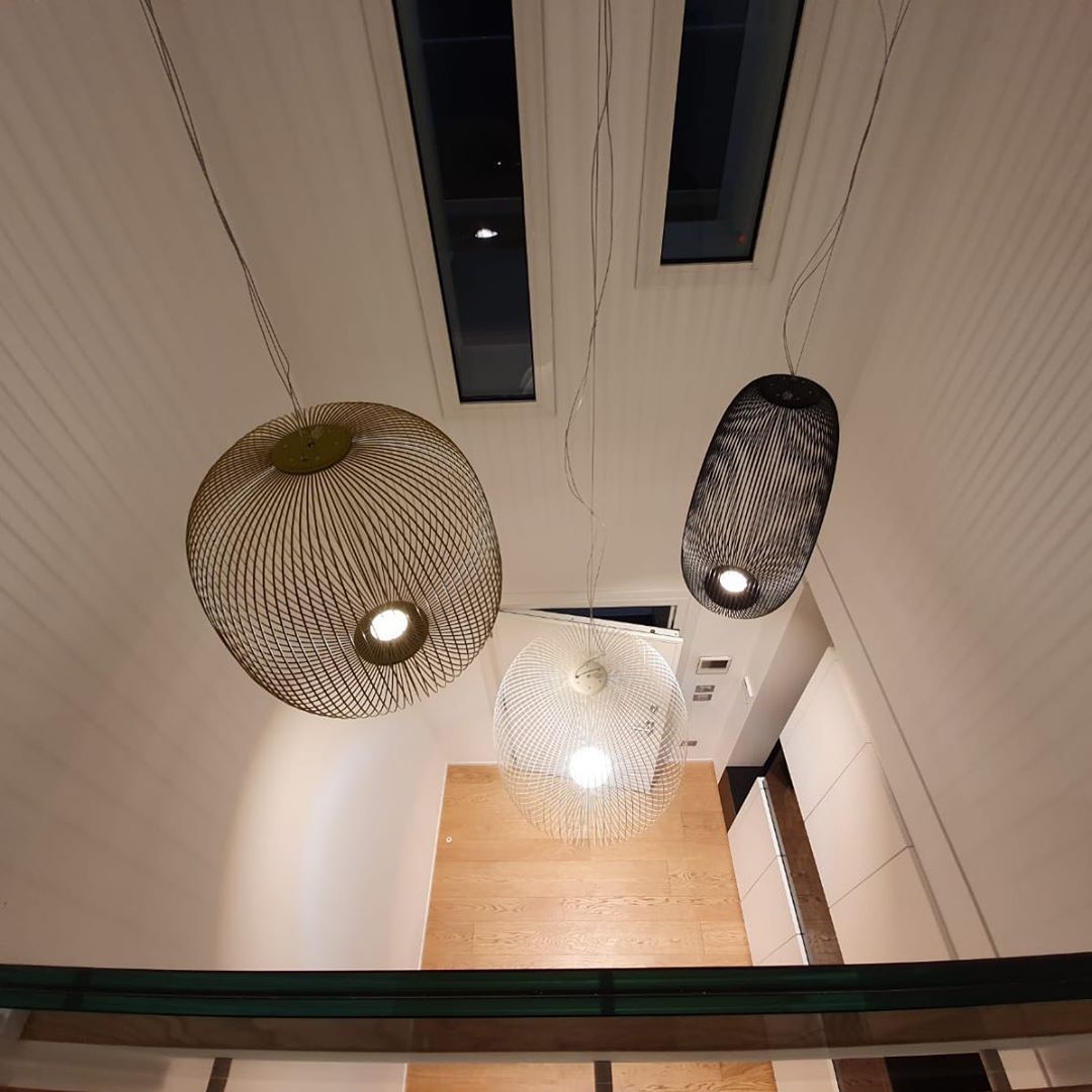 Spoke Suspension Pendant Light