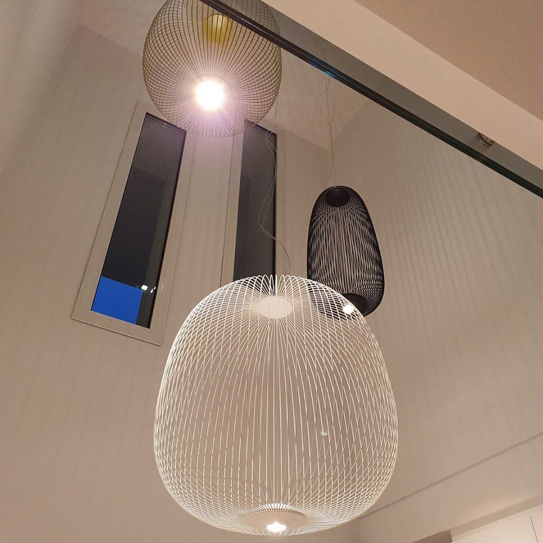 Spoke Suspension Pendant Light