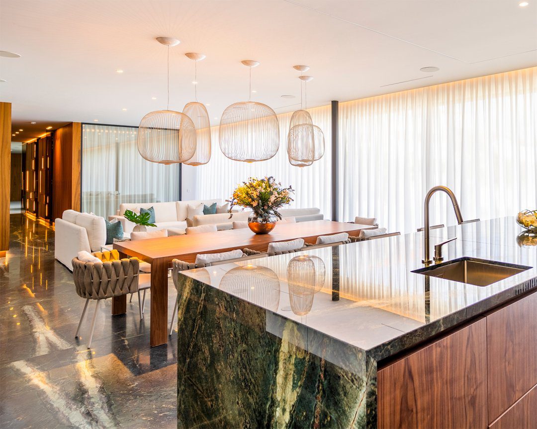 Spoke Suspension Pendant Light