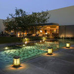 Retro Chinese Style Solar Led Waterproof Garden Decorative Lights Landscape Lighting