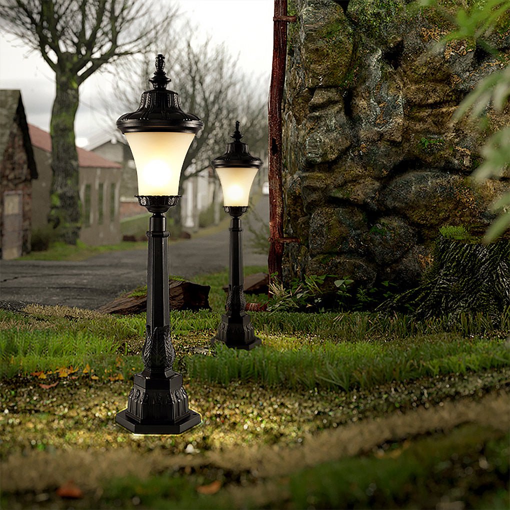 Retro Outdoor High Pole Landscape Decorative Lighting Post Lights For Garden Park