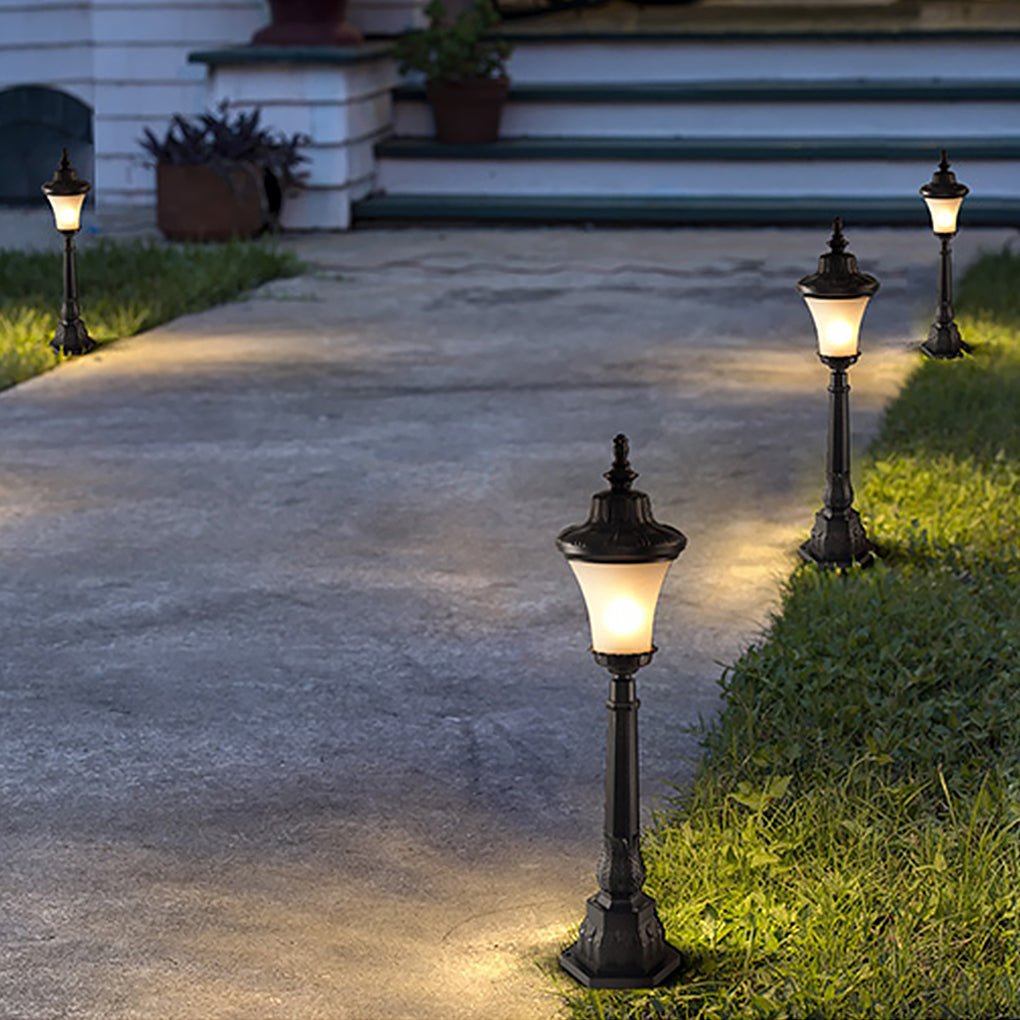 Retro Outdoor High Pole Landscape Decorative Lighting Post Lights For Garden Park