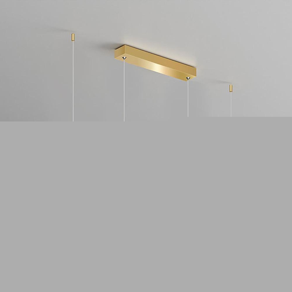 LED 2- Light Line Design Dimmable Pendant Light Modern Wave Shaped Kitchen Lighting Dining Room Lighting Nordic Minimalist Island Lights