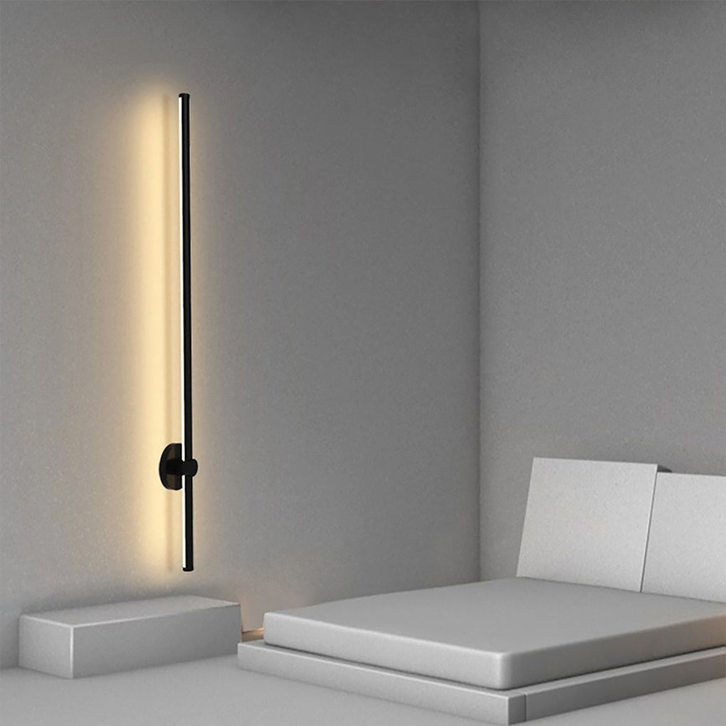 Simple Rotatable Three Color Dimming Led Wall Lamp For Living Room Background Wall