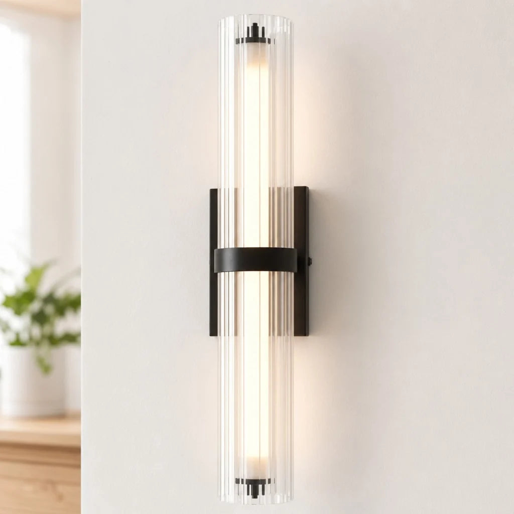 fluted-glass-led-tube-wall-sconce