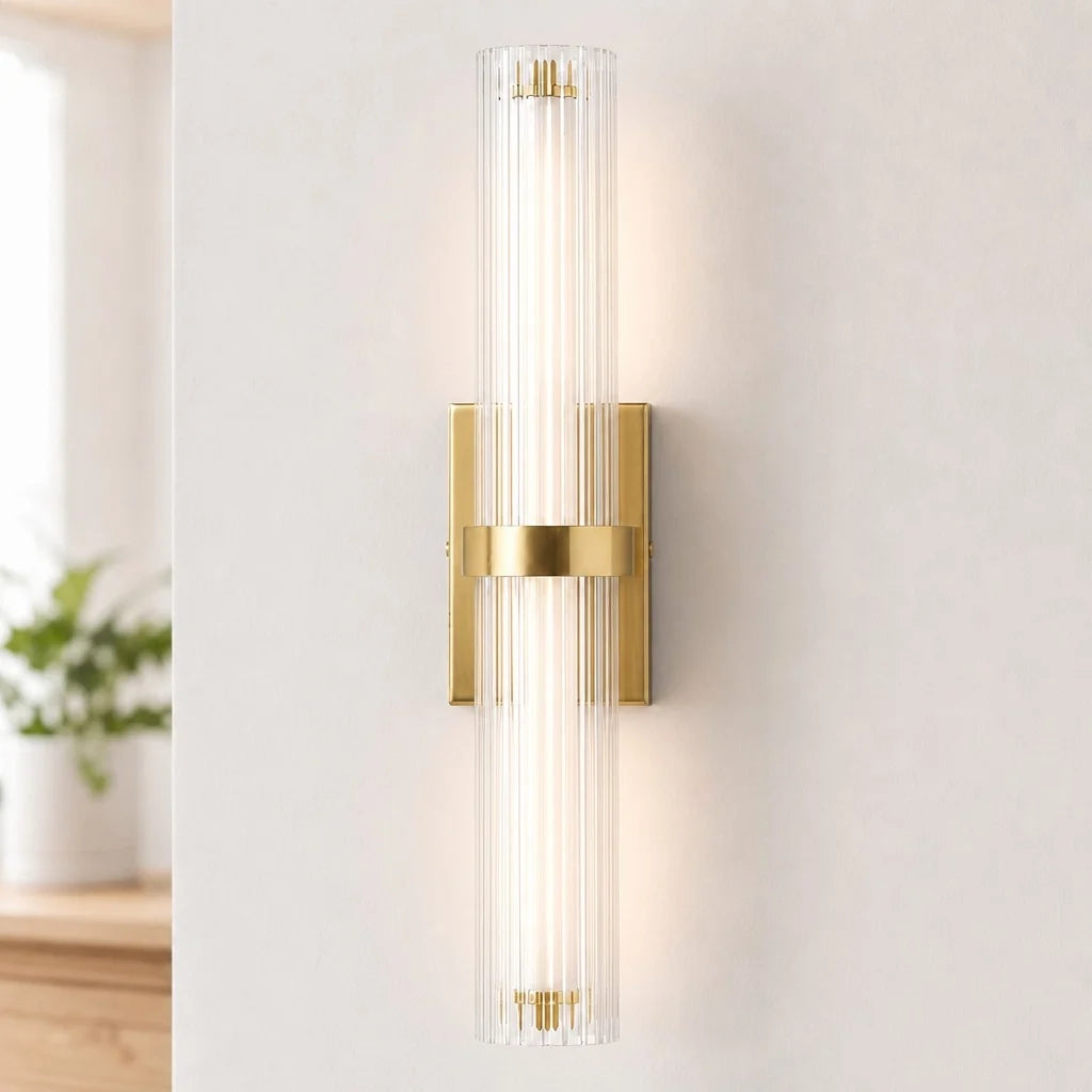 fluted-glass-led-tube-wall-sconce