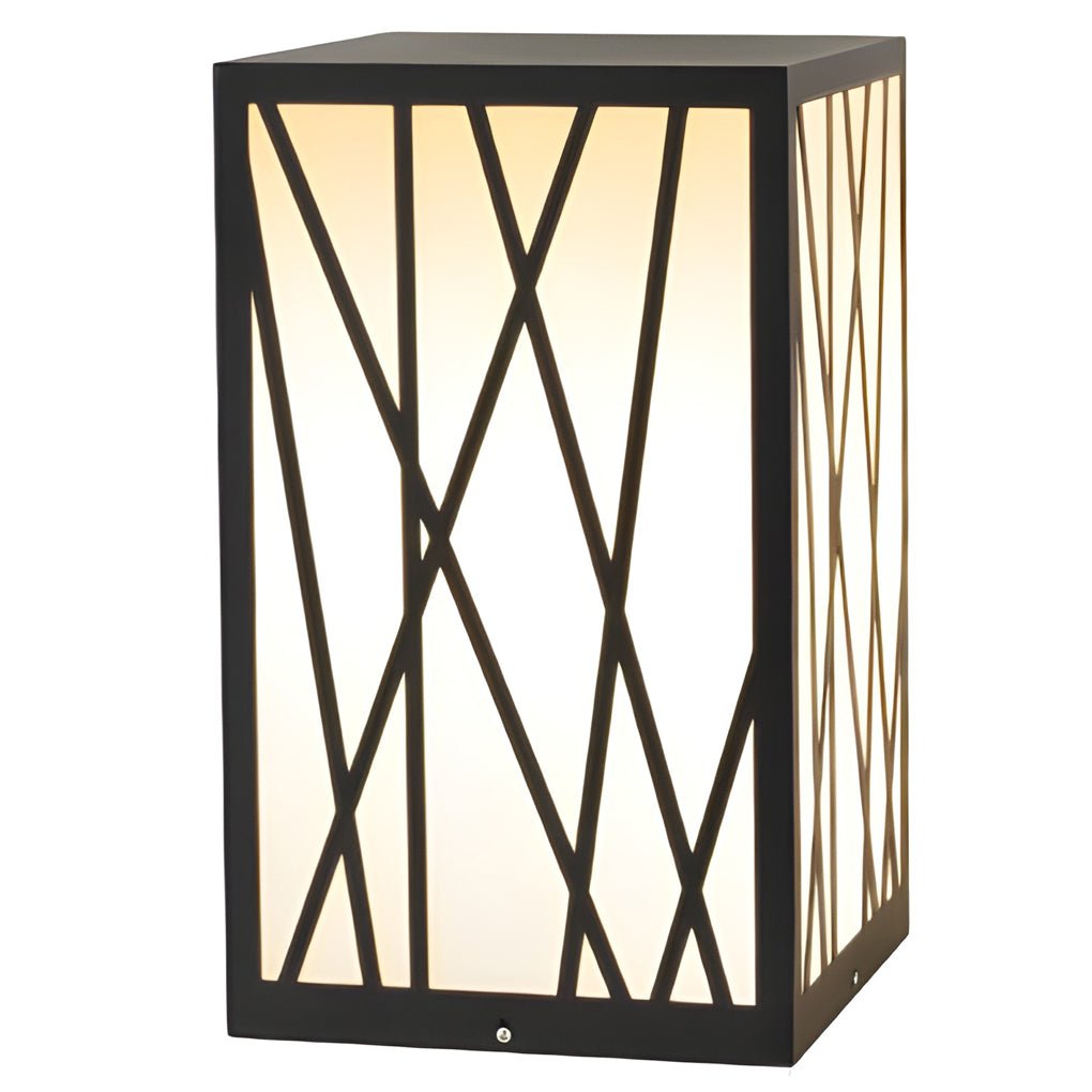 Square Led Waterproof Solar Post Light