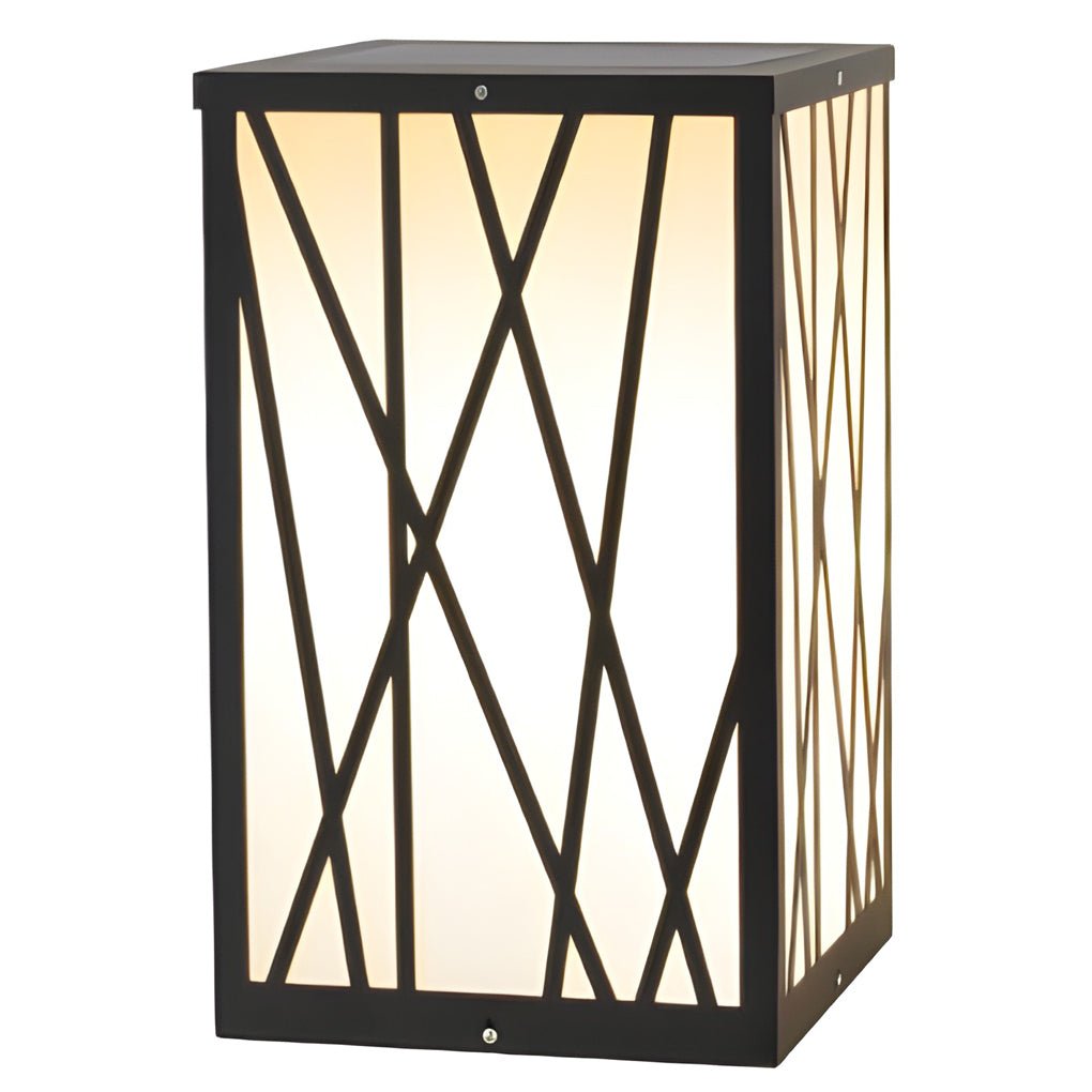 Square Led Waterproof Solar Post Light