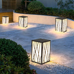 Square Led Waterproof Solar Post Light