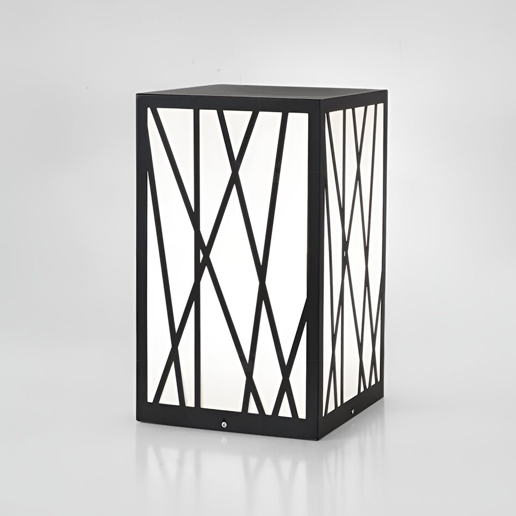 Square Led Waterproof Solar Post Light