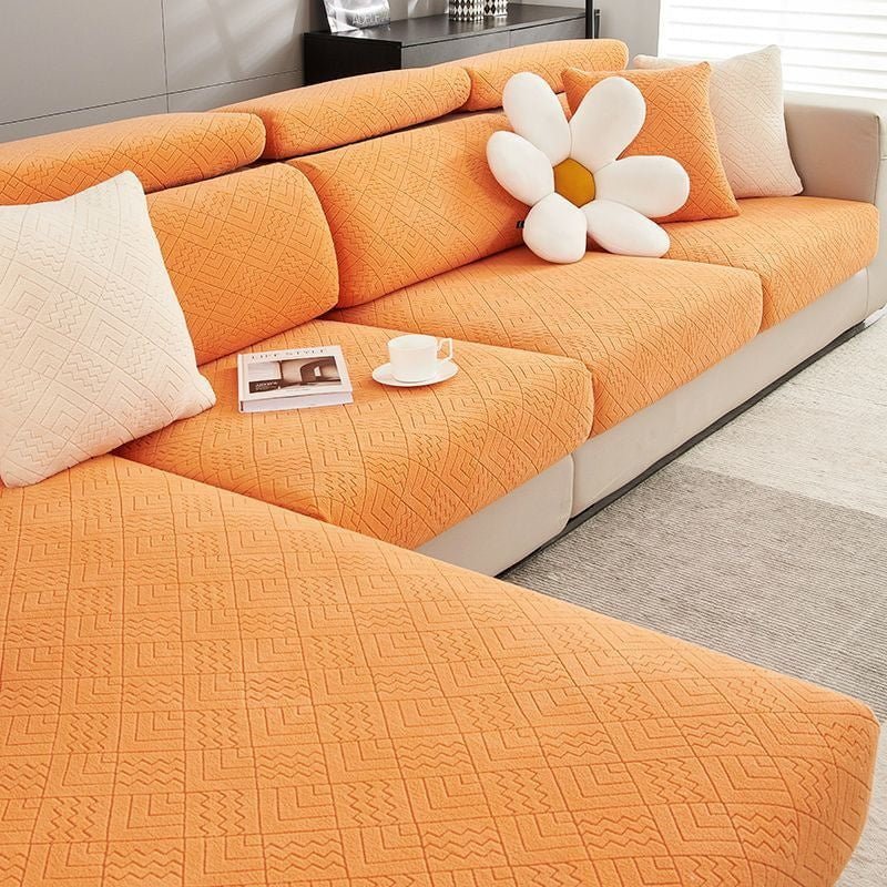 Wave Grid Magic Sofa Cover