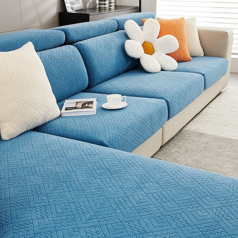 Wave Grid Magic Sofa Cover