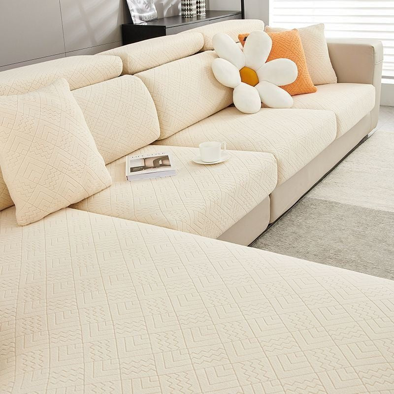 Wave Grid Magic Sofa Cover