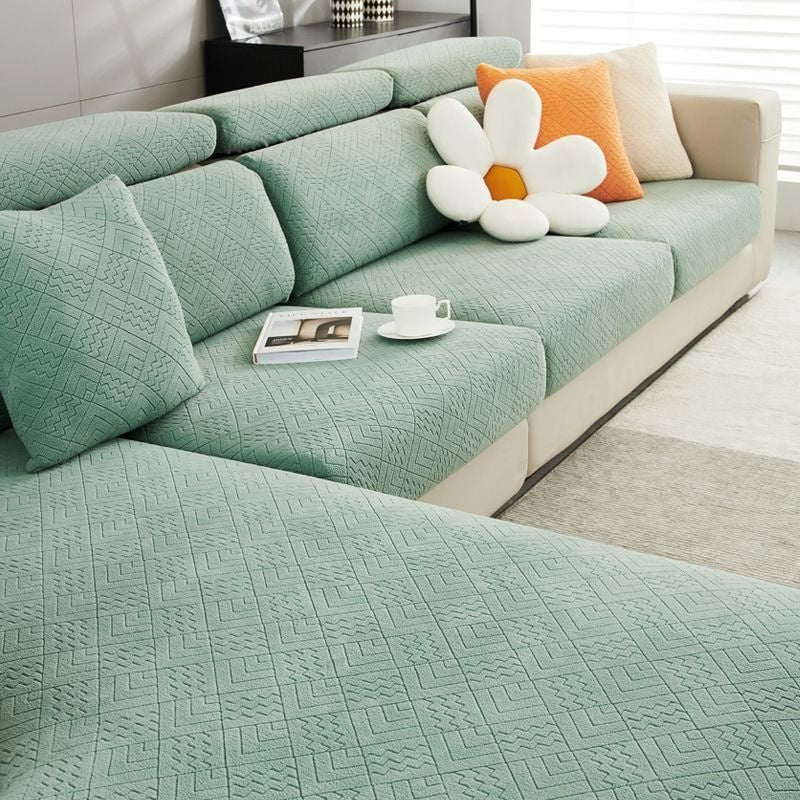 Wave Grid Magic Sofa Cover