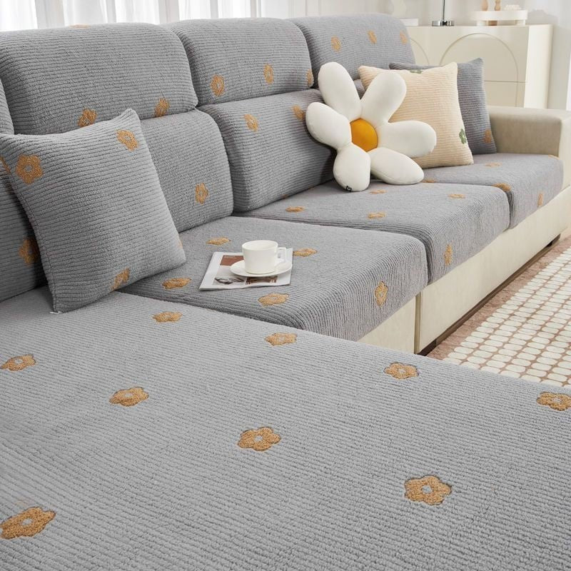 Floral Pattern Magic Sofa Cover