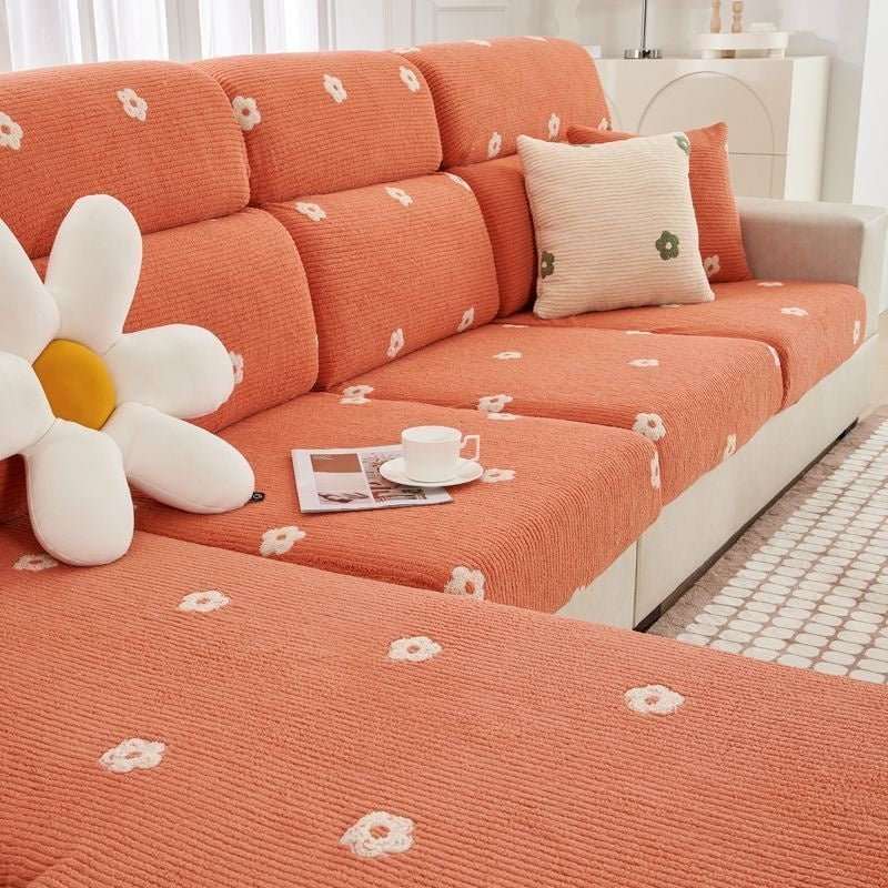 Floral Pattern Magic Sofa Cover