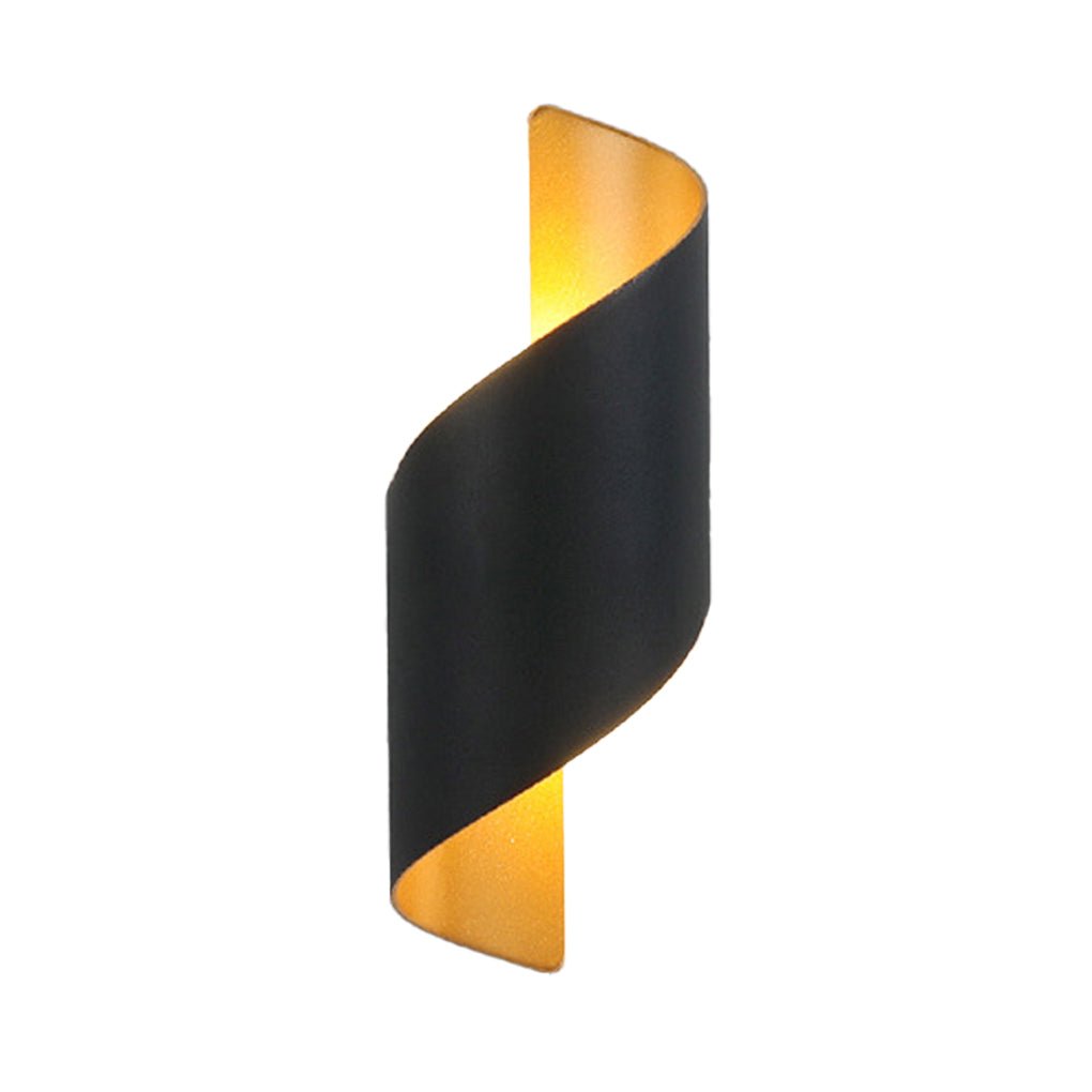 Unique Spiral Design Led Waterproof Two Way Luminous Wall Light For Aisle Balcony